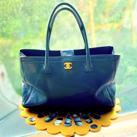 CHANEL Handbags - Chanel Black Gold Hardware. Authentic.